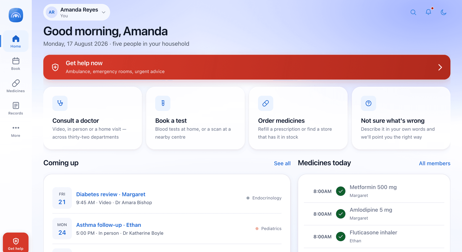 CareBridge, website