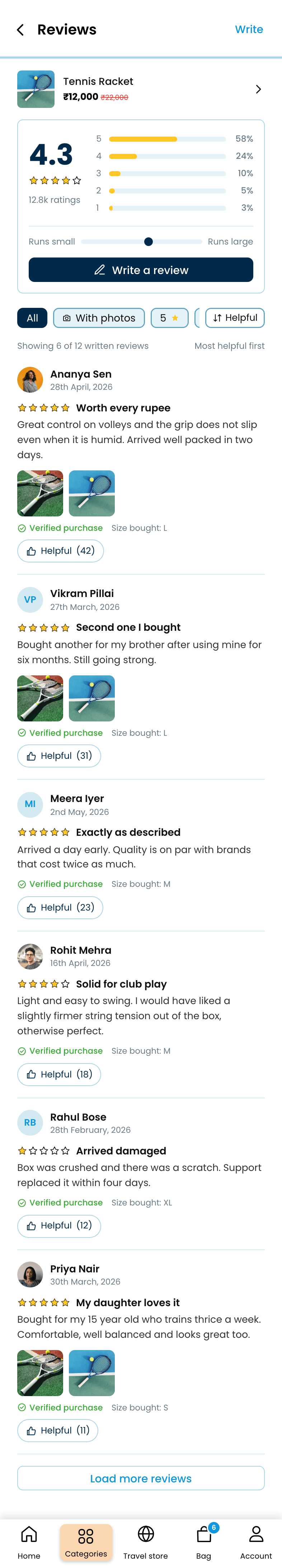 Decathlon: App Redesign, Reviews