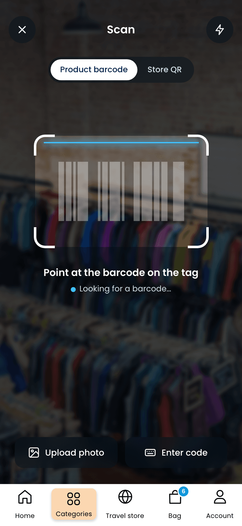 Decathlon: App Redesign, Scan in store