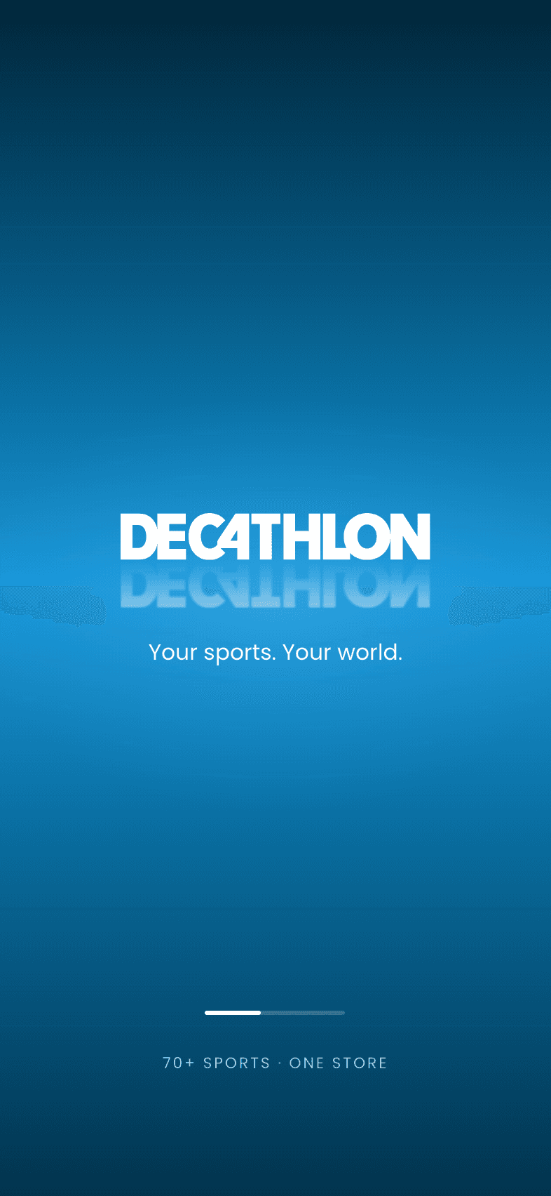 Decathlon: App Redesign, Splash