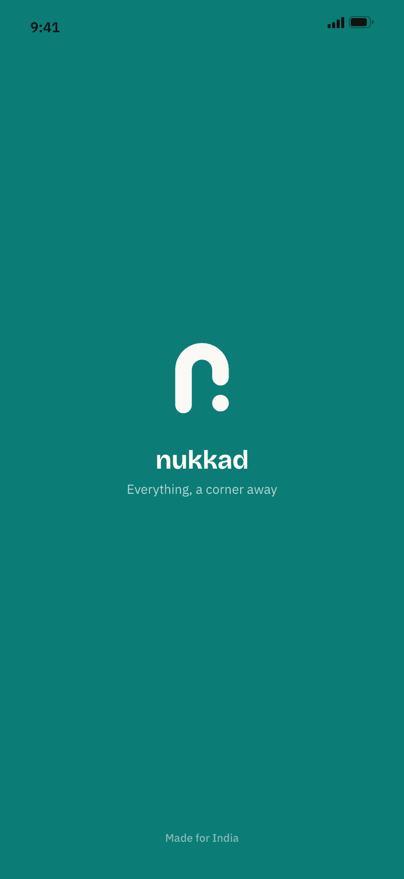 Nukkad, The mark on brand ground. Made for India.