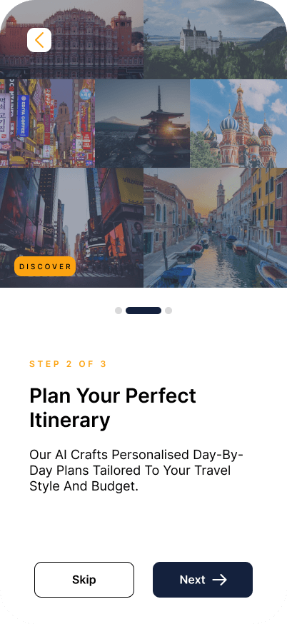Voyager, AI-built itineraries