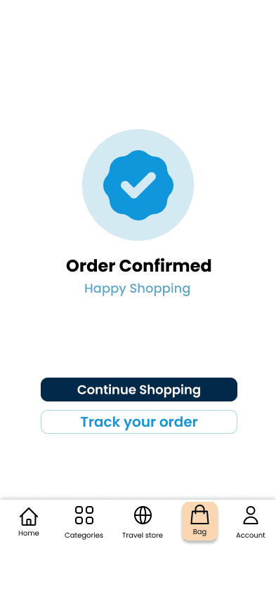 Decathlon: App Redesign, Order confirmed