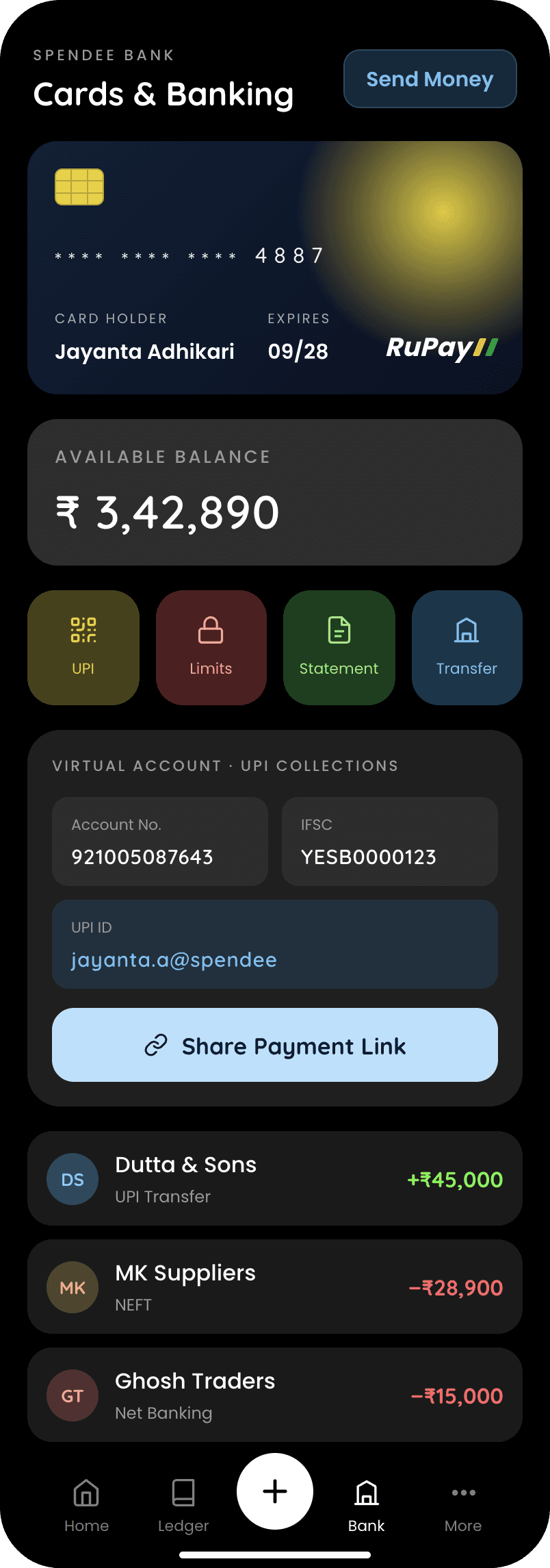 Spendee, Spendee Bank